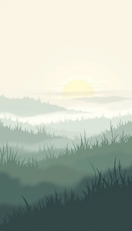 Free Misty Prairie Dawn Image - Pixel, Pixelated, Digital | Download at ...