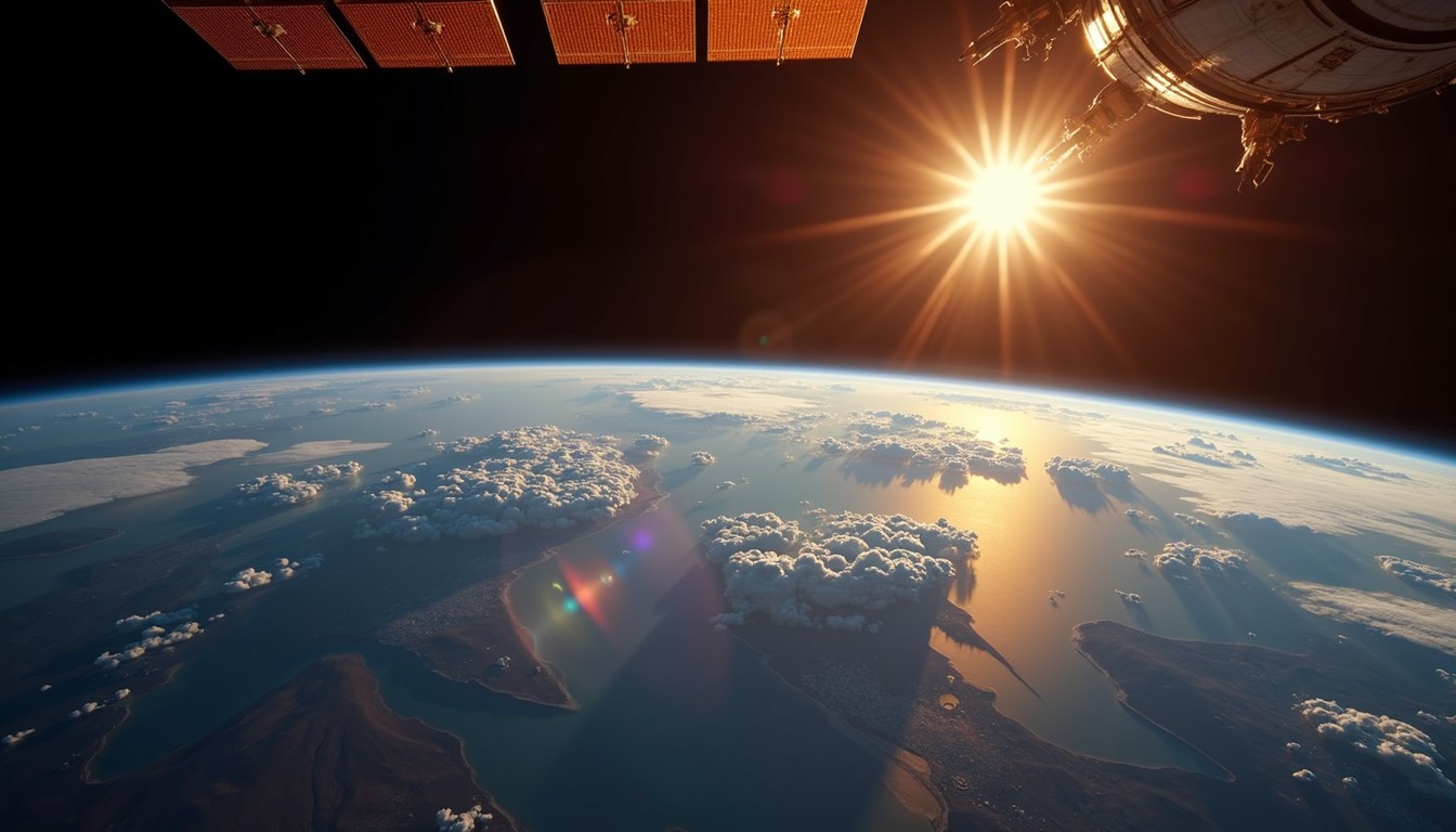 Free Earth Awakens Above Image - Earth, Space, Sunrise | Download at ...