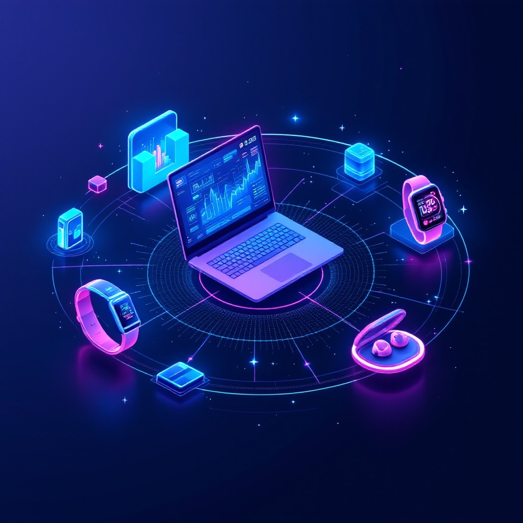 Free Connected Technology Ecosystem Image - Technology, Isometric ...