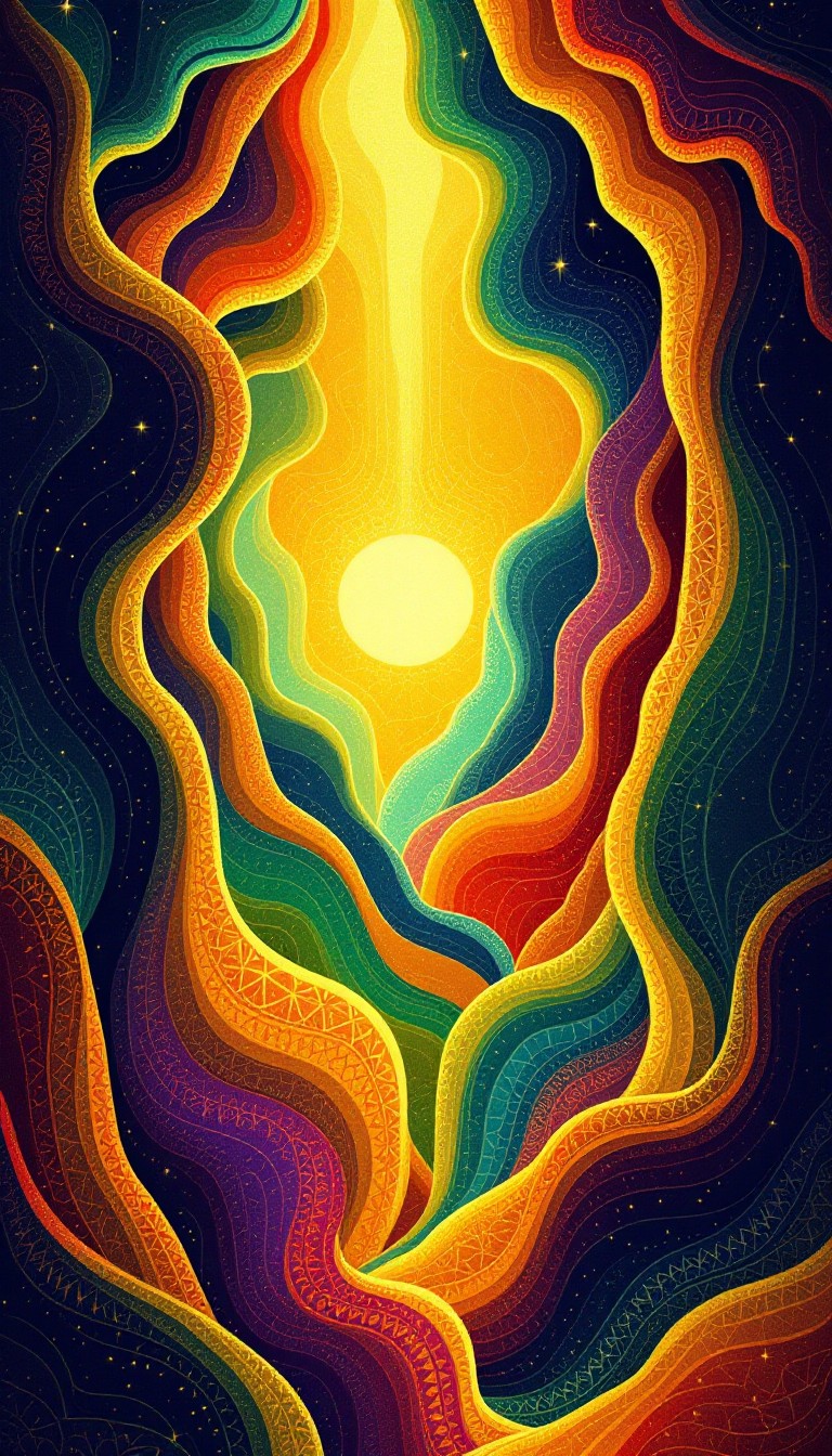 Free Mystical Rainbow Flow Image - Flowing, Geometric, Spiritual ...
