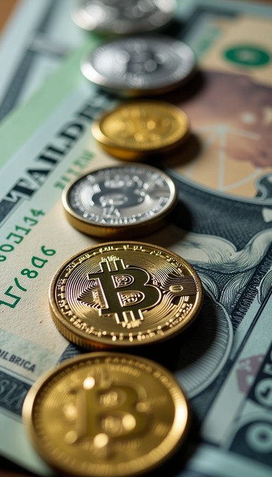 Free Cryptocurrency Meets Cash Image - Bitcoin, Cryptocurrency, Money ...