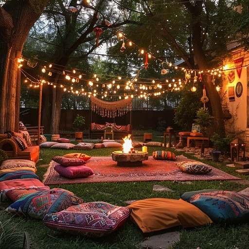 Free Enchanted Garden Evening Image - Garden, Evening, Lights ...