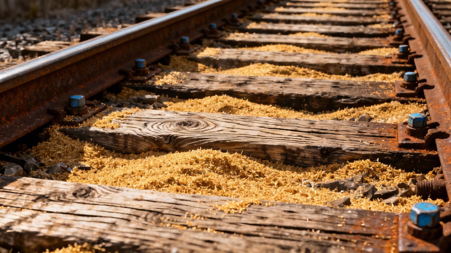 Timber Track Free Weathered Track Detail Image - Railway, Tracks, Wood | Download at ...