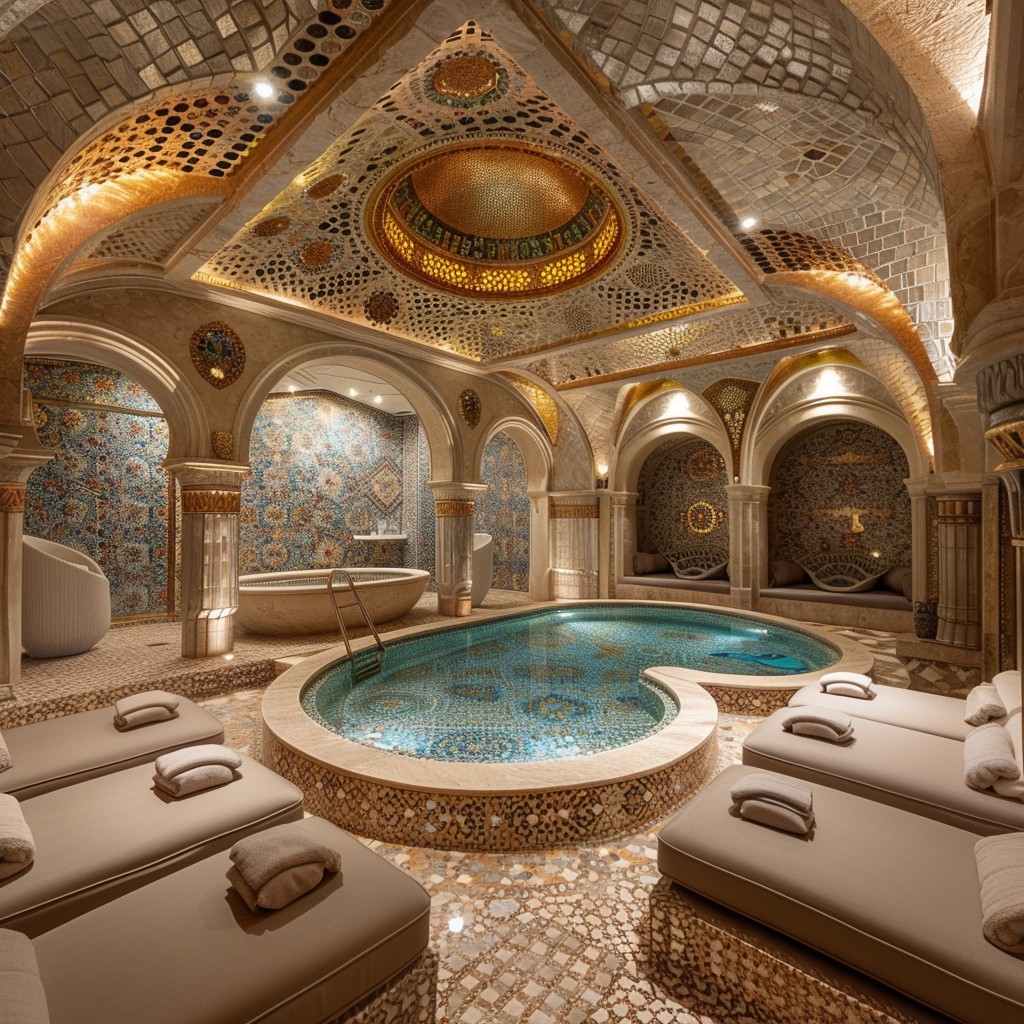 Free Luxurious Indoor Spa Image - Luxury, Spa, Mosaic | Download at ...