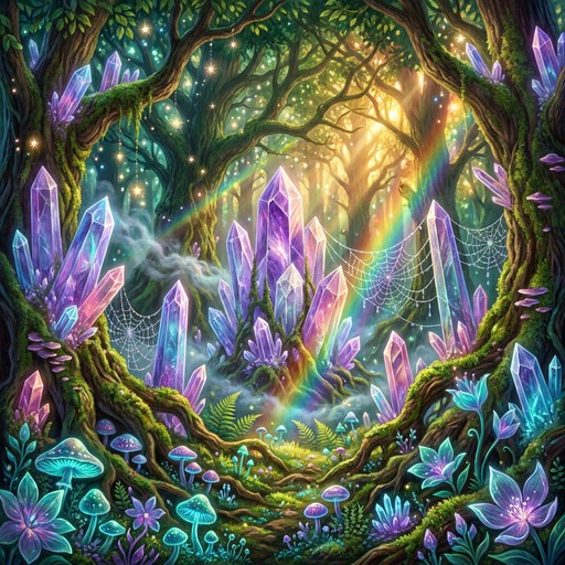 Free Enchanted Crystal Pathway Image - Magical, Crystals, Pathway ...