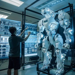 Free Robotics Lab Work Image - Technology, Scientist, Robotics ...