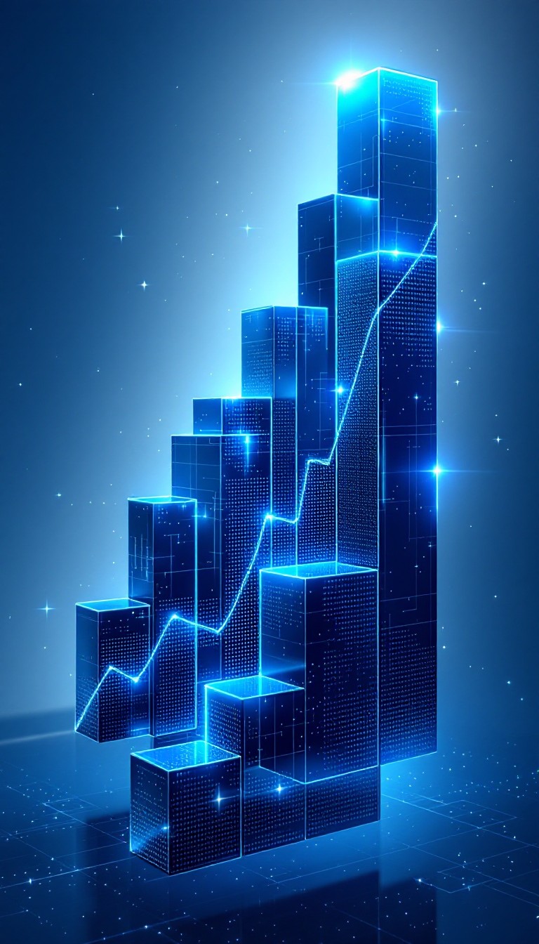 Free Rising Blue Success Image - Growth, Business, Chart | Download at ...