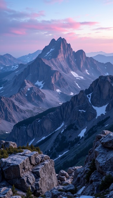 Free Majestic Mountain Sunset Image - Mountains, Sunset, Peaks ...