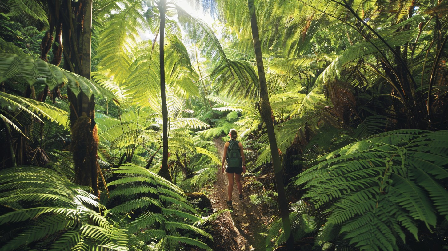 Free Forest Trail Exploration Image - Forest, Hiker, Ferns | Download ...