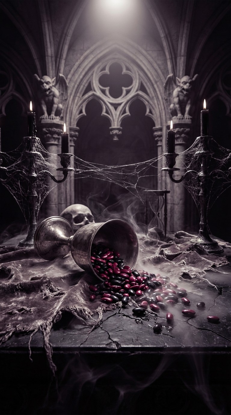 Goth Beans Free Gothic Bean Altar Image - Gothic, Dark, Beans | Download at StockCake