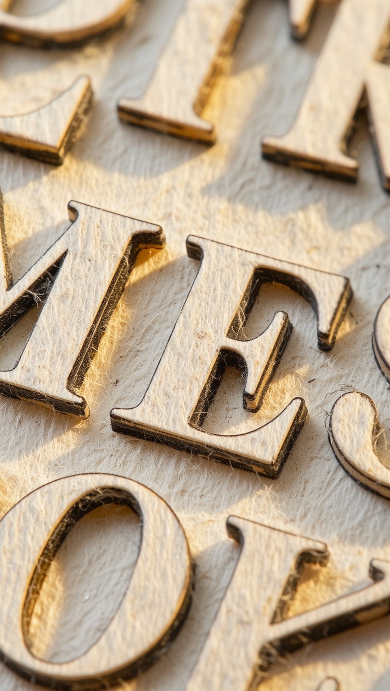 Free Embossed Letter Typography Image - Typography, Embossed, Letters ...
