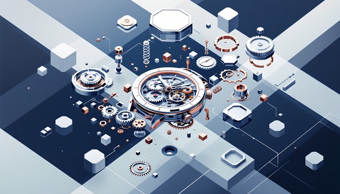 Graphics Watch Assingment Free Exploded Watch Assembly Image - Watch, Mechanical, Gears ...