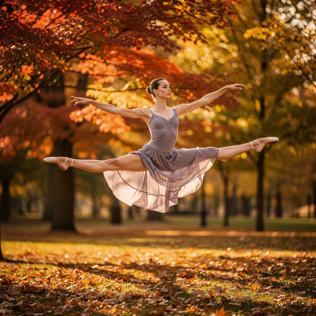 Ballet Fall Free Autumn Ballet Leap Image - Dancer, Ballet, Autumn | Download at ...