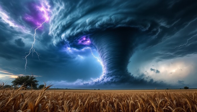 Tronada Free Lightning Meets Tornado Image - Tornado, Lightning, Storm ...