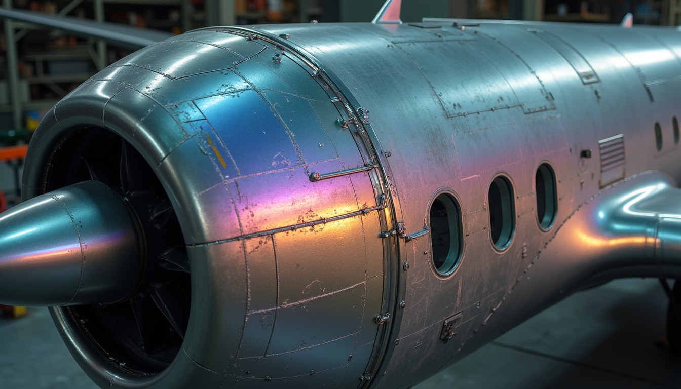 Middle Fuselage Free Prismatic Fuselage Close-up Image - Aircraft, Fuselage, Iridescent ...