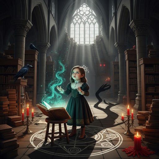 Free Young Witch Ritual Image - Witch, Child, Girl | Download at StockCake