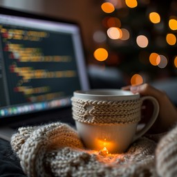 Free Cozy Coding Session Image - Cozy, Coding, Tea | Download at StockCake