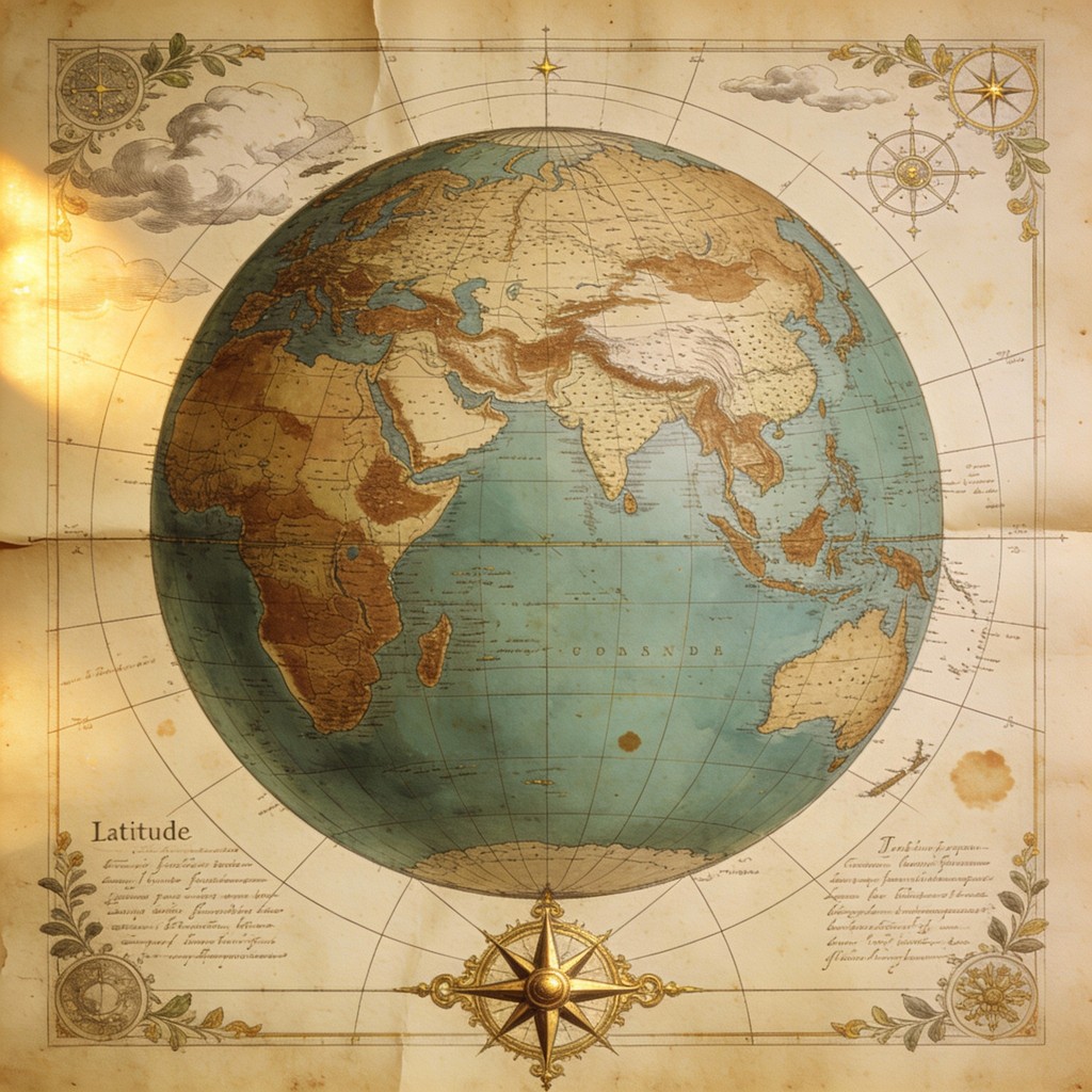 Free Vintage Earth Illustration Image - Vintage, Globe, Earth ...