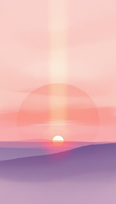 Free Minimal Sunset Dream Image - Sunset, Minimal, Watercolor ...