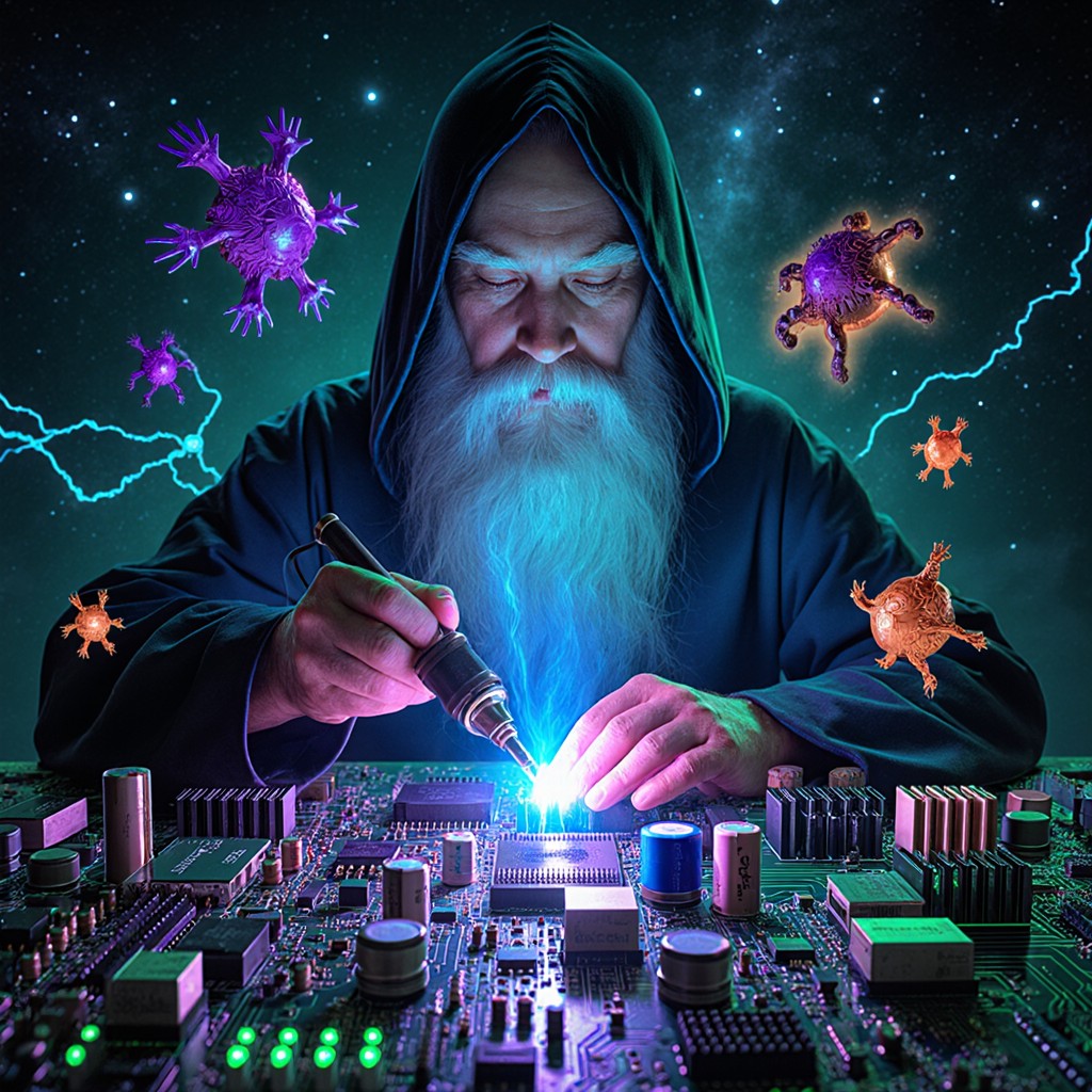 Free Circuit Board Sorcery Image - Wizard, Technology, Circuits ...