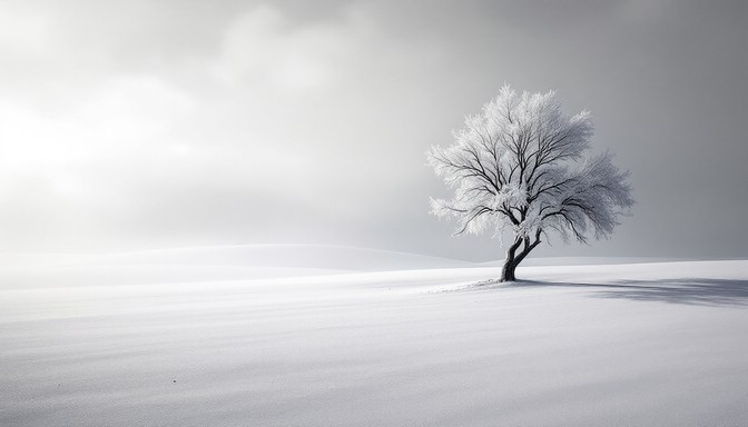 Free Solitary Winter Tree Image - Winter, Minimal, Tree | Download at ...