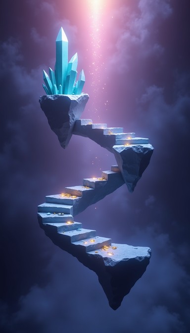 Free Crystal Pathway Transformation Image - Mystical, Crystal, Portal ...