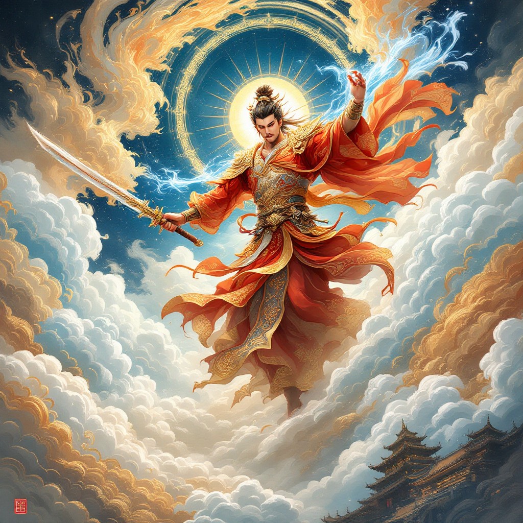 Free Celestial Warrior Ascending Image - Warrior, Celestial, Divine ...