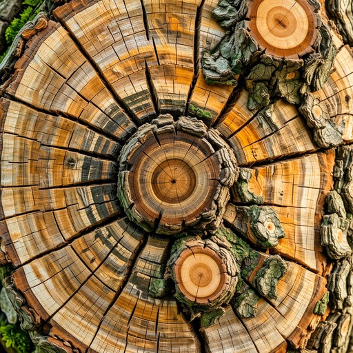 Tree Rings Collage Free Tree Ring Art Image - Wood, Rings, Timber | Download at StockCake
