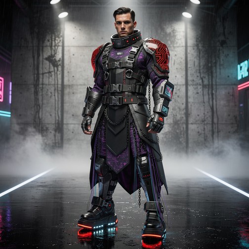 Free Armored Cyber Fashion Image - Cyberpunk, Techwear, Armor ...