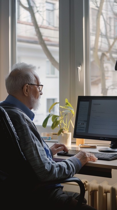 Old Worker Computer Free Senior Computer Work Image - Senior, Computer, Office | Download ...
