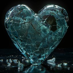 Heart Smashed Free Shattered Heart Concept Image - Heart, Broken, Shattered ...