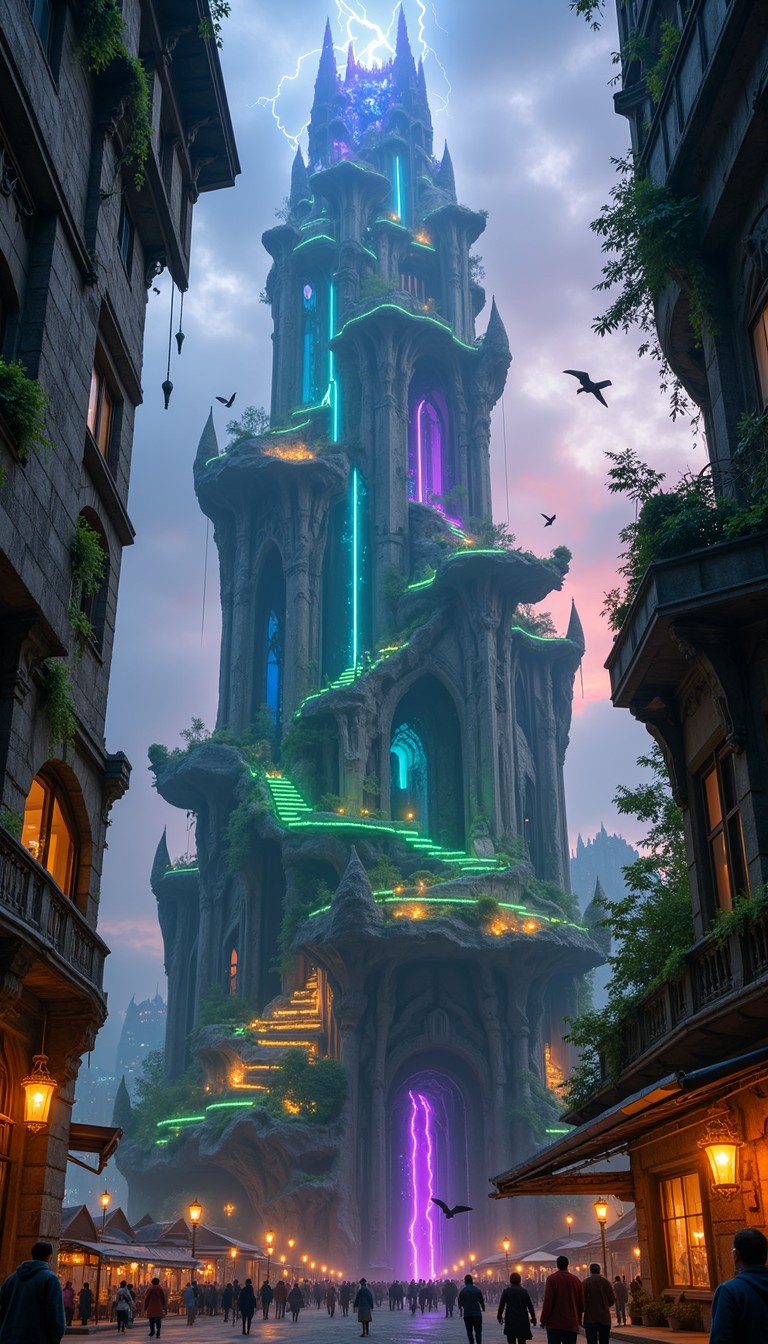 Metropolis Visual Free Vertical Fantasy Metropolis Image - Fantasy, Metropolis ...