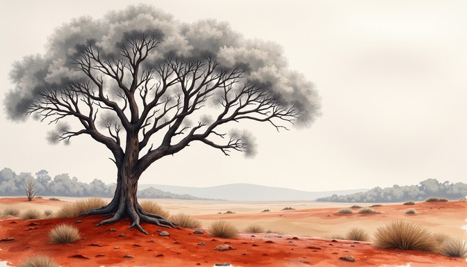 Free Outback Gum Tree Image - Eucalyptus, Watercolor, Outback ...