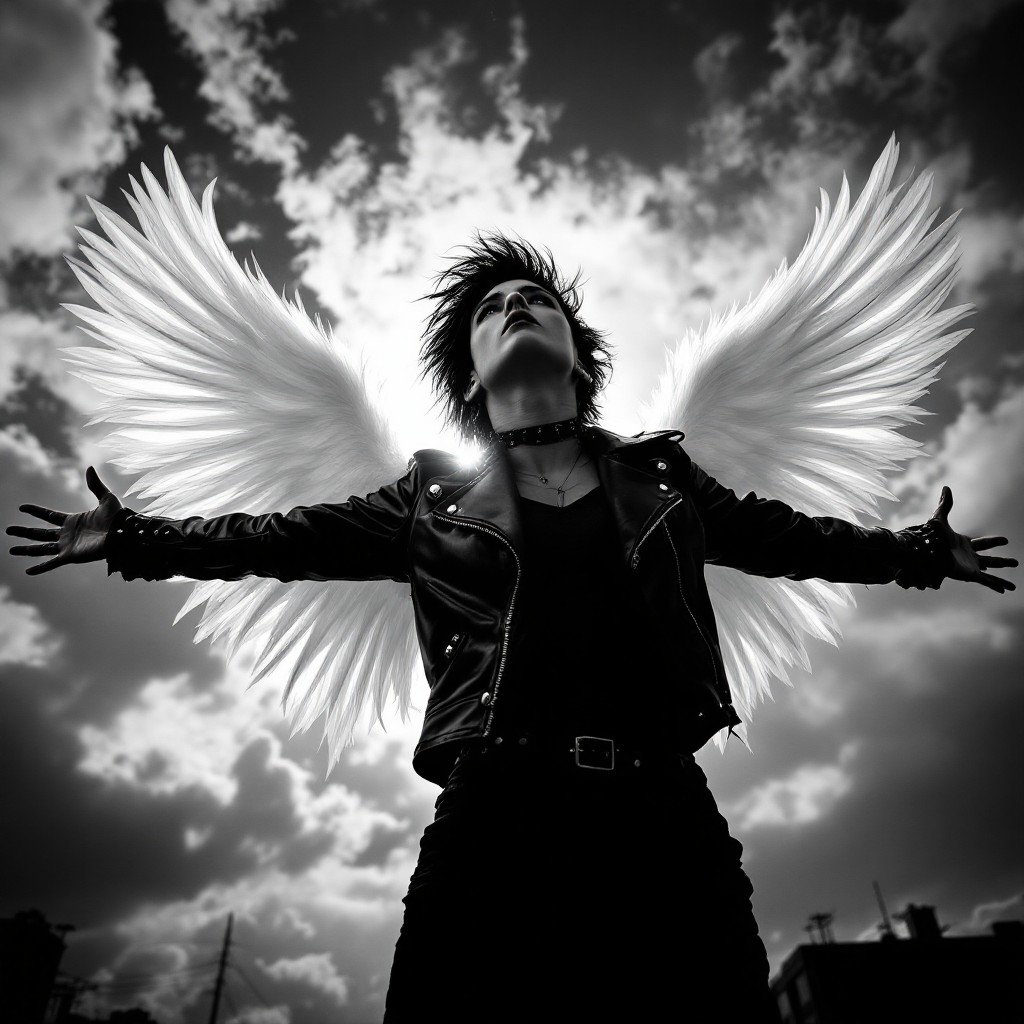 Free Rebel Angel Rising Image - Wings, Angel, Punk | Download at StockCake
