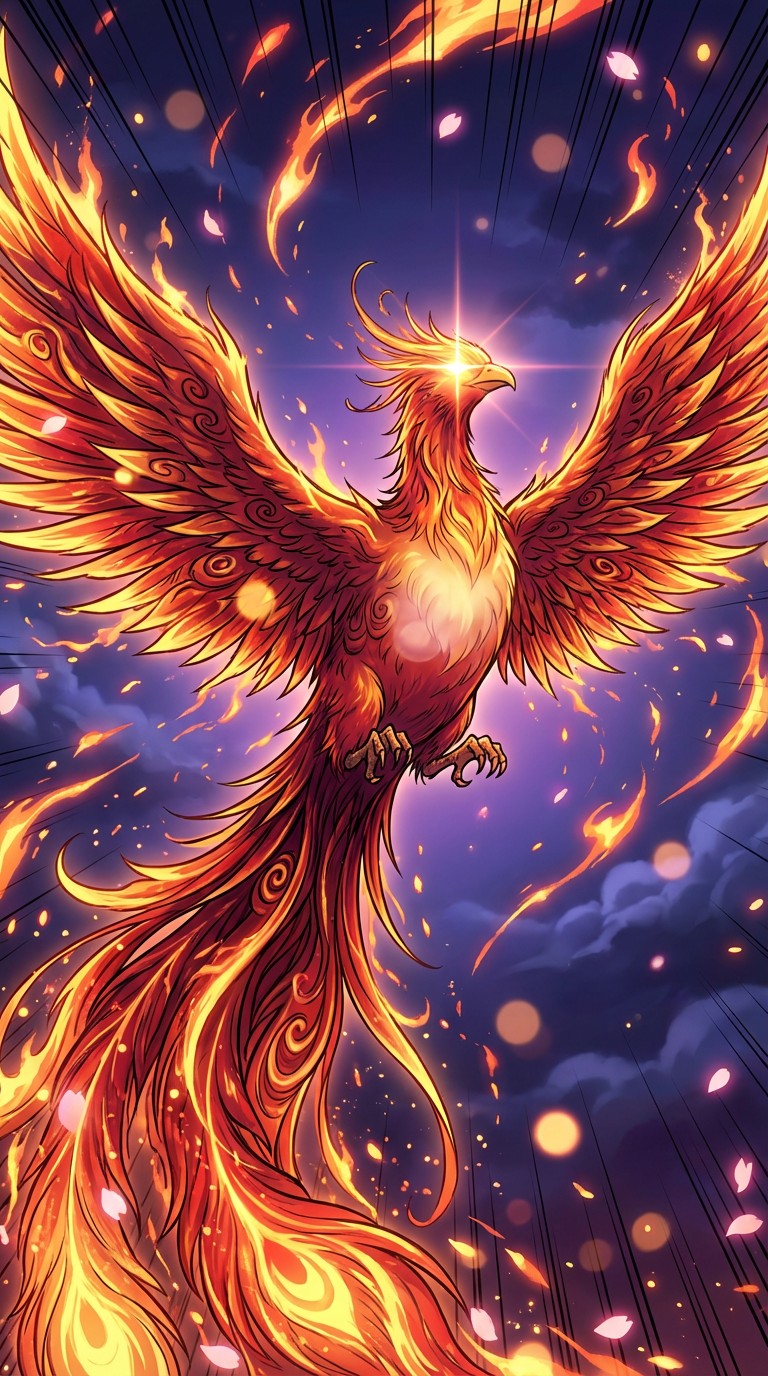 Phoenix 96 Free Phoenix Rising Flames Image - Phoenix, Firebird, Anime | Download ...