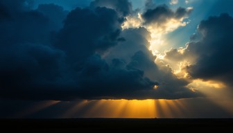 Free Divine Light Breaking Image - Sunbeams, Crepuscular, Rays ...