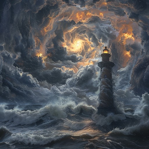 Free Stormy Lighthouse Scene Image - Storm, Lighthouse, Sea | Download ...