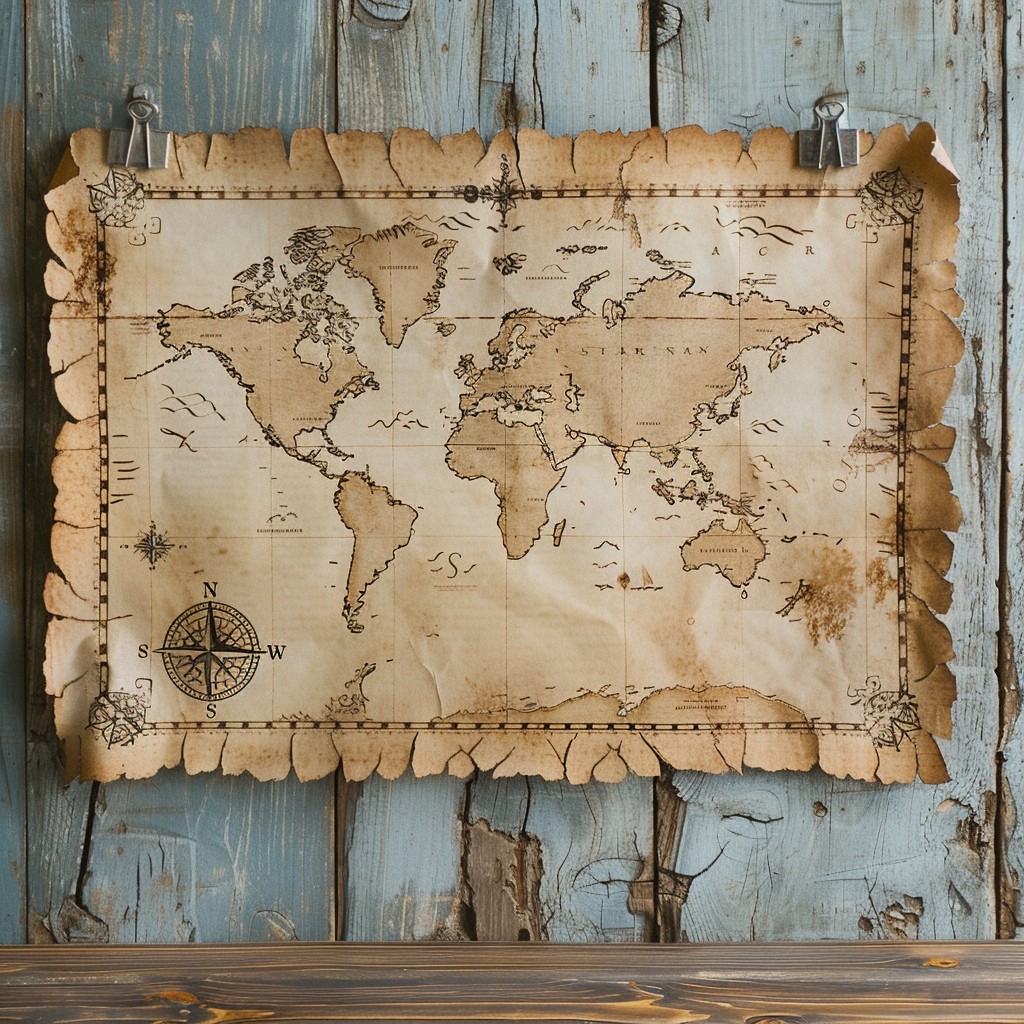 Free Vintage Map Display Image - Map, Vintage, World | Download at ...