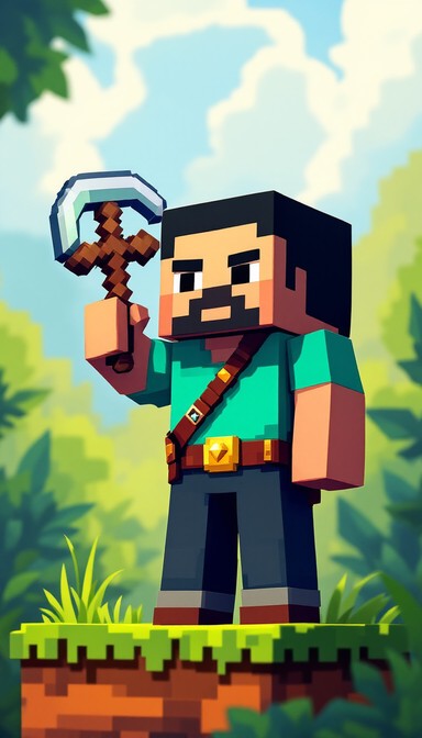 Free Blocky Pixel Adventurer Image - Pixel, Voxel, Blocky | Download at ...