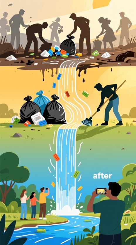 Garbage Point Transformation Free Trash to Treasure Image - Cleanup, Transformation, Environment ...