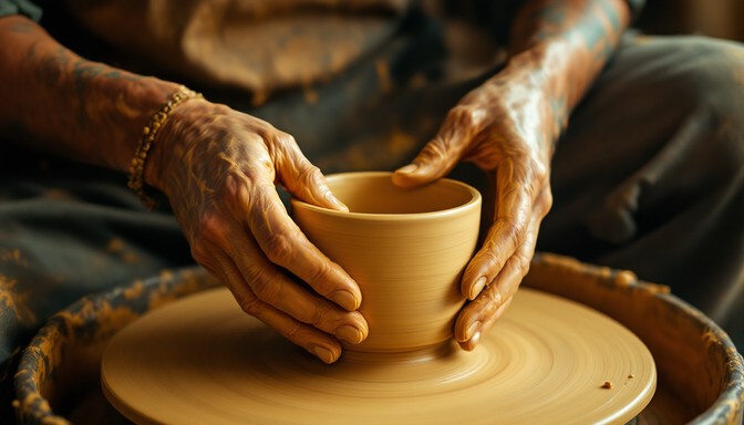 Free Hands Shaping Clay Image - Pottery, Ceramics, Artisan | Download ...