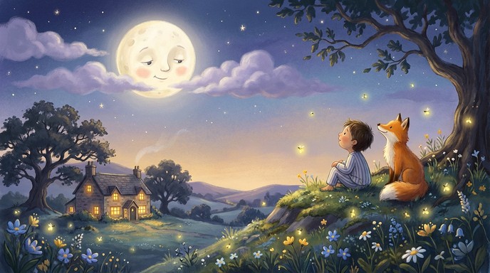 Free Moonlit Bedtime Wonder Image - Illustration, Storybook, Whimsical ...