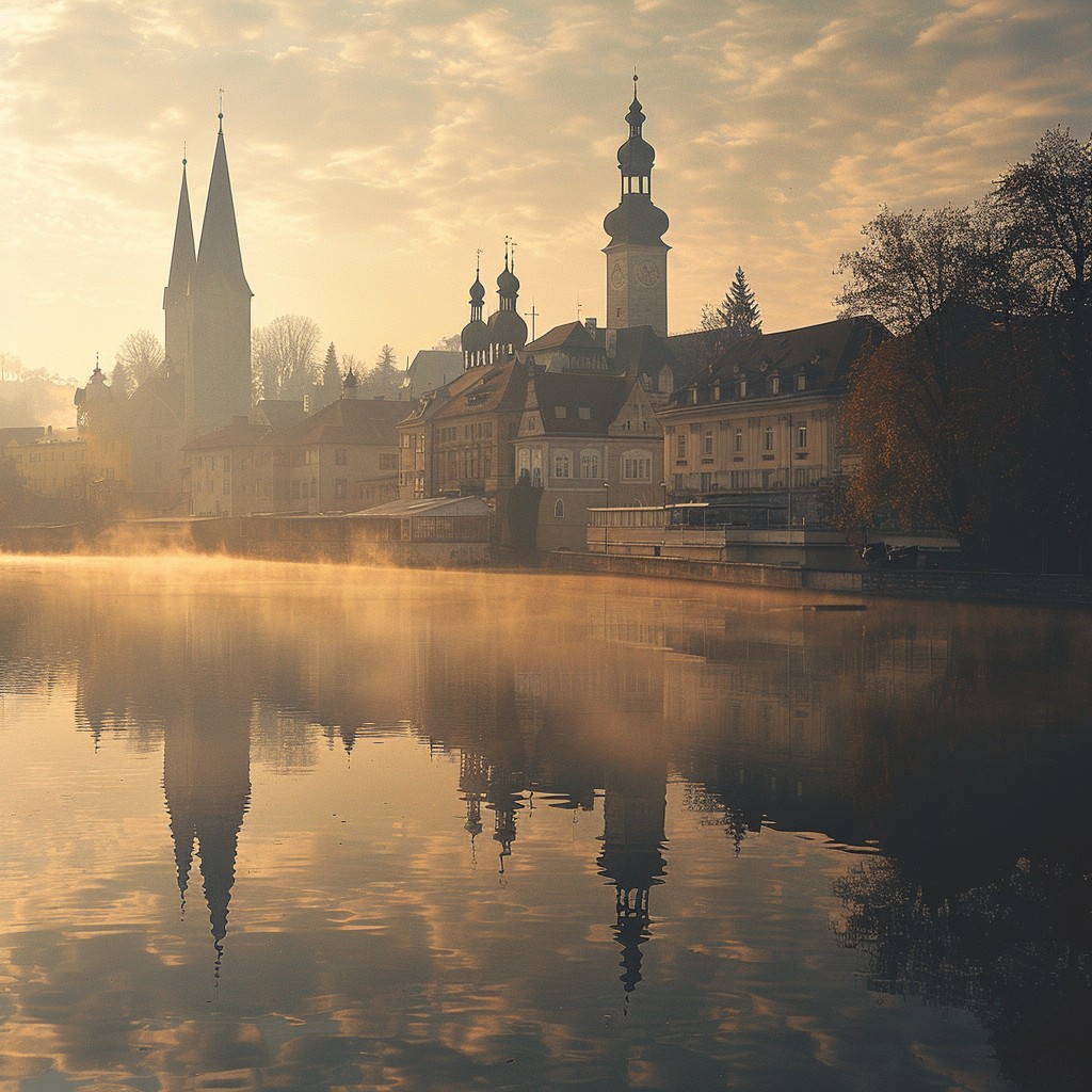 Mornign Reflection Free Misty Morning Reflection Image - Mist, Morning, Reflection ...