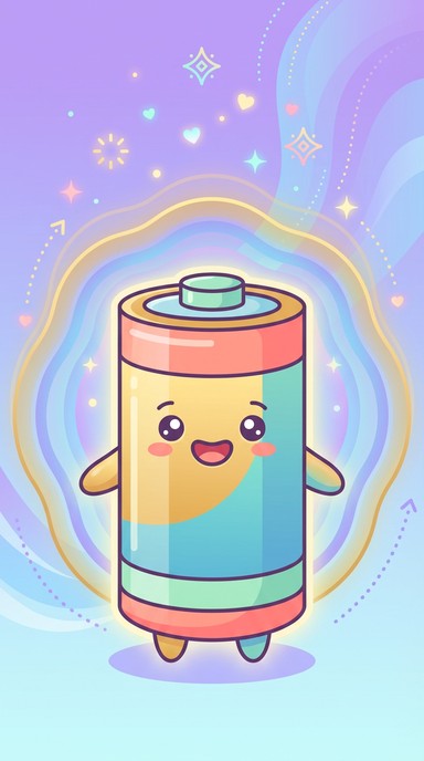 Free Magical Battery Character Photo - Battery, Character, Illustration ...