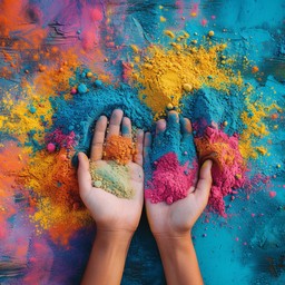Download Colorful Hands Celebration Image - Colorful, Hands, Sprinkles ...
