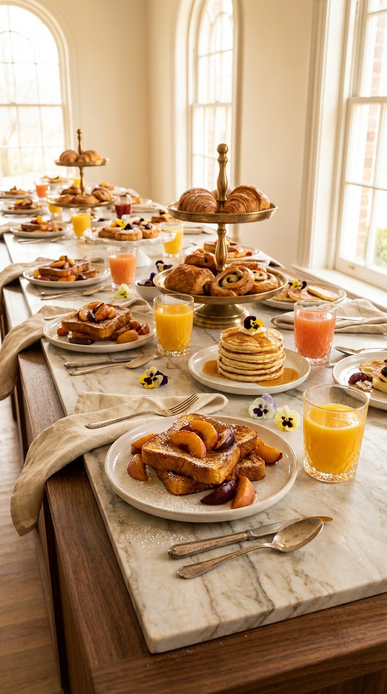 Free Gourmet Breakfast Spread Image - Brunch, Breakfast, Elegant ...