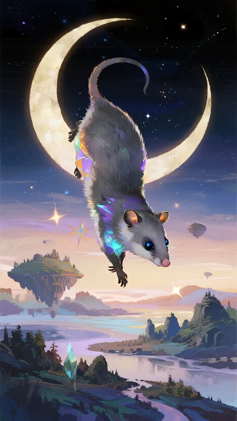 Free Moonlit Marsupial Magic Image | Download at StockCake