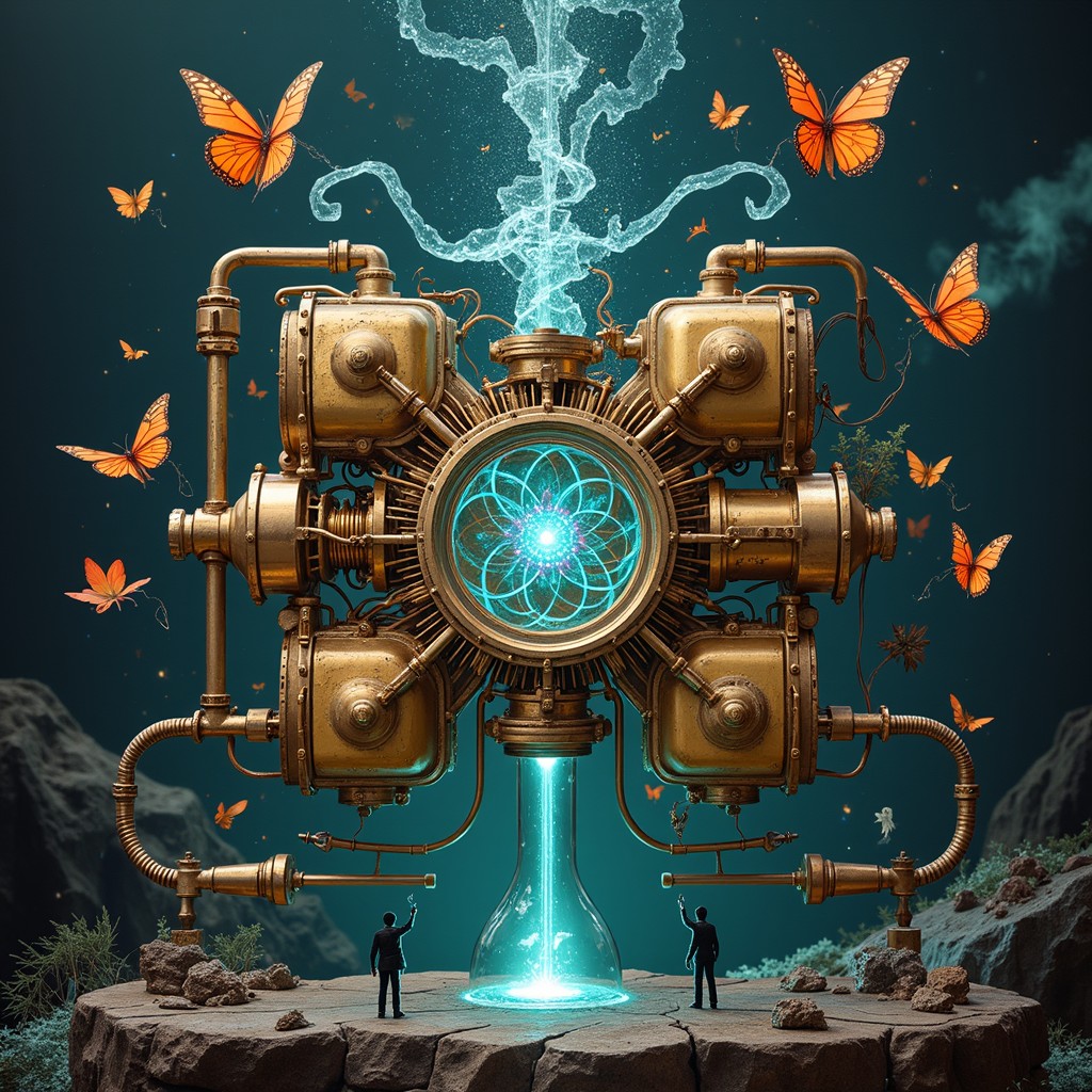 Free Mechanical Butterfly Engine Image - Surreal, Mechanical, Engine ...