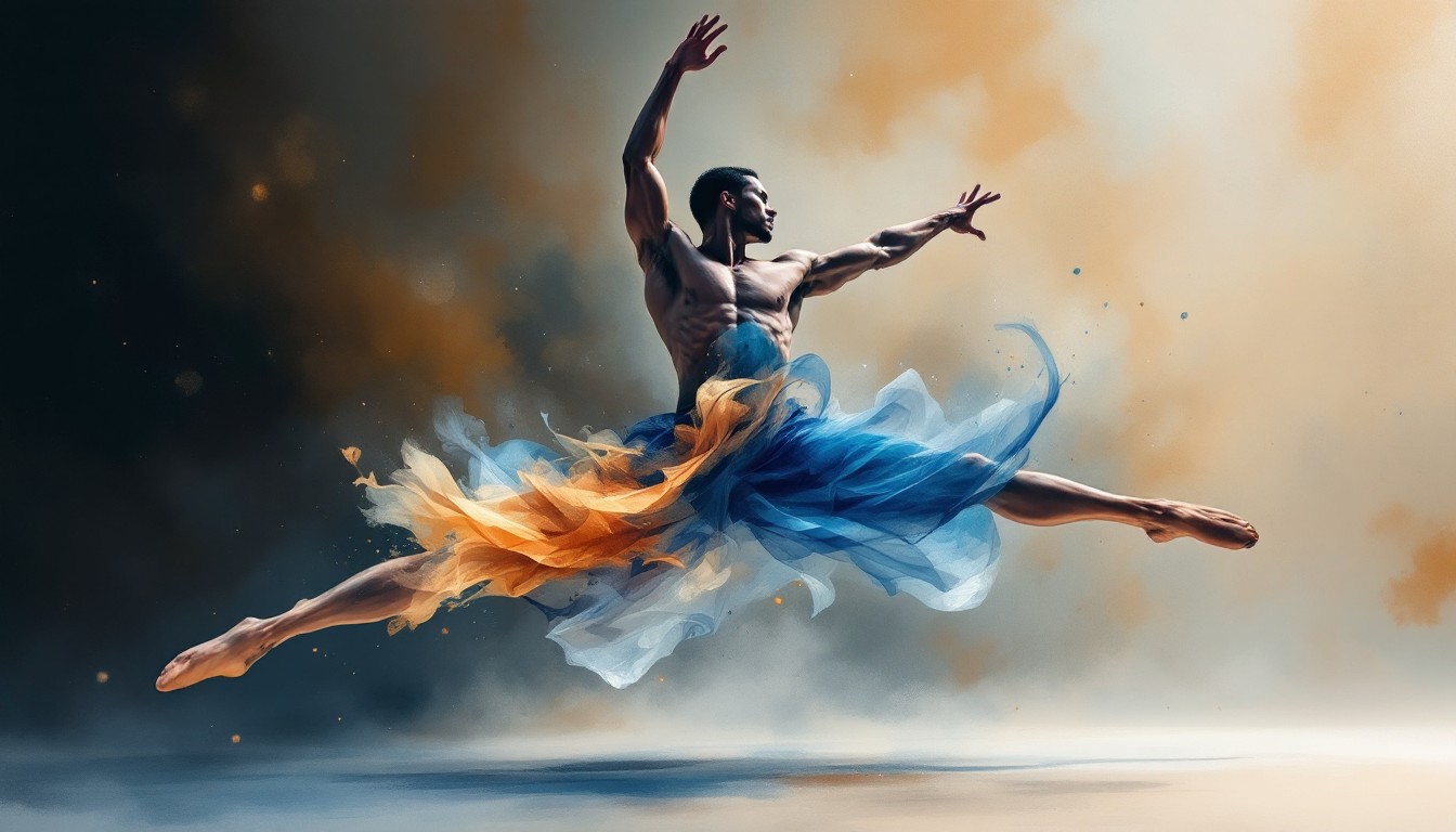 Free Dancer Leaps Gracefully Image - Dancer, Male, Man | Download at ...