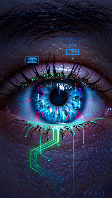 Free Cybernetic Vision Enhanced Image - Cyberpunk, Futuristic, Bionic ...